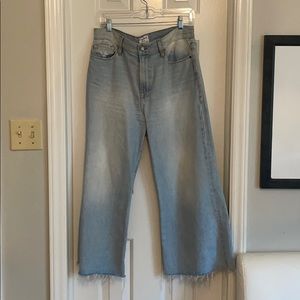 Frame wide leg flare jeans